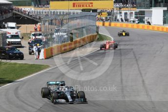 World © Octane Photographic Ltd. Formula 1 – Canadian GP. Race. Mercedes AMG Petronas Motorsport AMG F1 W10 EQ Power+ - Lewis Hamilton and Scuderia Ferrari SF90 – Charles Leclerc. Circuit de Gilles Villeneuve, Montreal, Canada. Sunday 9th June 2019.