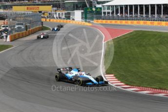 World © Octane Photographic Ltd. Formula 1 – Canadian GP. Race. ROKiT Williams Racing FW 42 – George Russell. Circuit de Gilles Villeneuve, Montreal, Canada. Sunday 9th June 2019.