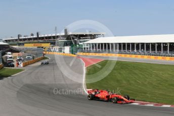 World © Octane Photographic Ltd. Formula 1 – Canadian GP. Race. Scuderia Ferrari SF90 – Sebastian Vettel and Mercedes AMG Petronas Motorsport AMG F1 W10 EQ Power+ - Lewis Hamilton. Circuit de Gilles Villeneuve, Montreal, Canada. Sunday 9th June 2019.