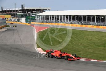 World © Octane Photographic Ltd. Formula 1 – Canadian GP. Race. Scuderia Ferrari SF90 – Charles Leclerc. Circuit de Gilles Villeneuve, Montreal, Canada. Sunday 9th June 2019.