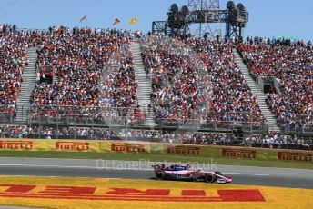 World © Octane Photographic Ltd. Formula 1 – Canadian GP. Race. SportPesa Racing Point RP19 – Lance Stroll. Circuit de Gilles Villeneuve, Montreal, Canada. Sunday 9th June 2019.