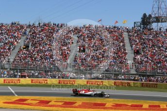 World © Octane Photographic Ltd. Formula 1 – Canadian GP. Race. Alfa Romeo Racing C38 – Kimi Raikkonen. Circuit de Gilles Villeneuve, Montreal, Canada. Sunday 9th June 2019.