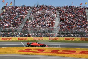 World © Octane Photographic Ltd. Formula 1 – Canadian GP. Race. Scuderia Ferrari SF90 – Charles Leclerc. Circuit de Gilles Villeneuve, Montreal, Canada. Sunday 9th June 2019.