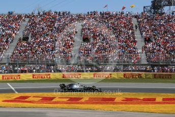 World © Octane Photographic Ltd. Formula 1 – Canadian GP. Race. Mercedes AMG Petronas Motorsport AMG F1 W10 EQ Power+ - Valtteri Bottas. Circuit de Gilles Villeneuve, Montreal, Canada. Sunday 9th June 2019.