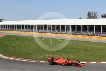World © Octane Photographic Ltd. Formula 1 – Canadian GP. Race. Scuderia Ferrari SF90 – Sebastian Vettel. Circuit de Gilles Villeneuve, Montreal, Canada. Sunday 9th June 2019.