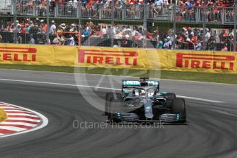 World © Octane Photographic Ltd. Formula 1 – Canadian GP. Race. Mercedes AMG Petronas Motorsport AMG F1 W10 EQ Power+ - Lewis Hamilton. Circuit de Gilles Villeneuve, Montreal, Canada. Sunday 9th June 2019.