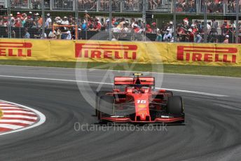 World © Octane Photographic Ltd. Formula 1 – Canadian GP. Race. Scuderia Ferrari SF90 – Charles Leclerc. Circuit de Gilles Villeneuve, Montreal, Canada. Sunday 9th June 2019.