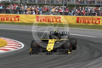 World © Octane Photographic Ltd. Formula 1 – Canadian GP. Race. Renault Sport F1 Team RS19 – Nico Hulkenberg. Circuit de Gilles Villeneuve, Montreal, Canada. Sunday 9th June 2019.