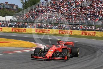 World © Octane Photographic Ltd. Formula 1 – Canadian GP. Race. Scuderia Ferrari SF90 – Charles Leclerc. Circuit de Gilles Villeneuve, Montreal, Canada. Sunday 9th June 2019.