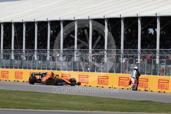 World © Octane Photographic Ltd. Formula 1 – Canadian GP. Race. McLaren MCL34 – Lando Norris. Circuit de Gilles Villeneuve, Montreal, Canada. Sunday 9th June 2019.