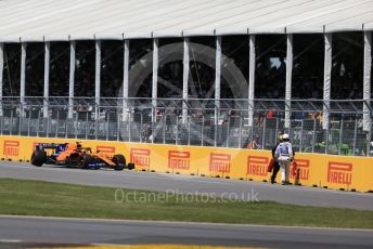 World © Octane Photographic Ltd. Formula 1 – Canadian GP. Race. McLaren MCL34 – Lando Norris. Circuit de Gilles Villeneuve, Montreal, Canada. Sunday 9th June 2019.