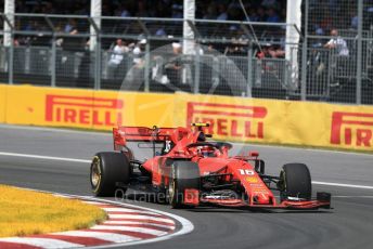 World © Octane Photographic Ltd. Formula 1 – Canadian GP. Race. Scuderia Ferrari SF90 – Charles Leclerc. Circuit de Gilles Villeneuve, Montreal, Canada. Sunday 9th June 2019.