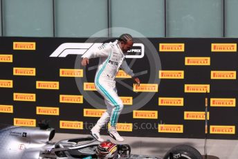 World © Octane Photographic Ltd. Formula 1 – Canadian GP. Parc Ferme. Mercedes AMG Petronas Motorsport AMG F1 W10 EQ Power+ - Lewis Hamilton. Circuit de Gilles Villeneuve, Montreal, Canada. Sunday 9th June 2019.