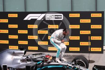 World © Octane Photographic Ltd. Formula 1 – Canadian GP. Parc Ferme. Mercedes AMG Petronas Motorsport AMG F1 W10 EQ Power+ - Lewis Hamilton. Circuit de Gilles Villeneuve, Montreal, Canada. Sunday 9th June 2019.