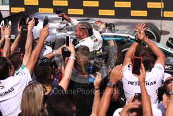 World © Octane Photographic Ltd. Formula 1 – Canadian GP. Parc Ferme. Mercedes AMG Petronas Motorsport AMG F1 W10 EQ Power+ - Lewis Hamilton. Circuit de Gilles Villeneuve, Montreal, Canada. Sunday 9th June 2019.