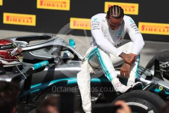 World © Octane Photographic Ltd. Formula 1 – Canadian GP. Parc Ferme. Mercedes AMG Petronas Motorsport AMG F1 W10 EQ Power+ - Lewis Hamilton. Circuit de Gilles Villeneuve, Montreal, Canada. Sunday 9th June 2019.
