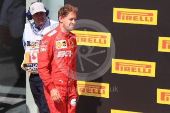 World © Octane Photographic Ltd. Formula 1 – Canadian GP. Parc Ferme. Scuderia Ferrari SF90 – Sebastian Vettel. Circuit de Gilles Villeneuve, Montreal, Canada. Sunday 9th June 2019.