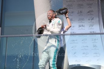 World © Octane Photographic Ltd. Formula 1 – Canadian GP. Podium. Mercedes AMG Petronas Motorsport AMG F1 W10 EQ Power+ - Lewis Hamilton. Circuit de Gilles Villeneuve, Montreal, Canada. Sunday 9th June 2019.