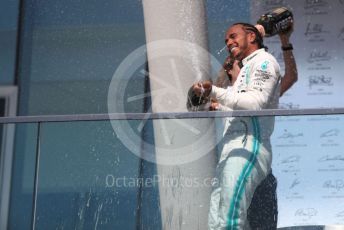 World © Octane Photographic Ltd. Formula 1 – Canadian GP. Podium. Mercedes AMG Petronas Motorsport AMG F1 W10 EQ Power+ - Lewis Hamilton. Circuit de Gilles Villeneuve, Montreal, Canada. Sunday 9th June 2019.