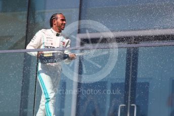 World © Octane Photographic Ltd. Formula 1 – Canadian GP. Podium. Mercedes AMG Petronas Motorsport AMG F1 W10 EQ Power+ - Lewis Hamilton. Circuit de Gilles Villeneuve, Montreal, Canada. Sunday 9th June 2019.