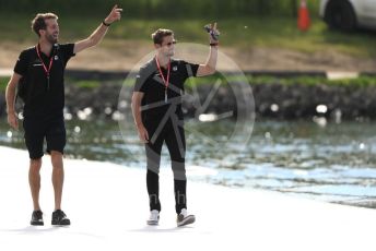 World © Octane Photographic Ltd. Formula 1 – Canadian GP. Paddock. Rich Energy Haas F1 Team VF19 – Romain Grosjean. Circuit de Gilles Villeneuve, Montreal, Canada. Friday 7th June 2019.