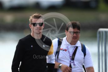 World © Octane Photographic Ltd. Formula 1 – Canadian GP. Paddock. Renault Sport F1 Team RS19 – Nico Hulkenberg. Circuit de Gilles Villeneuve, Montreal, Canada. Friday 7th June 2019.