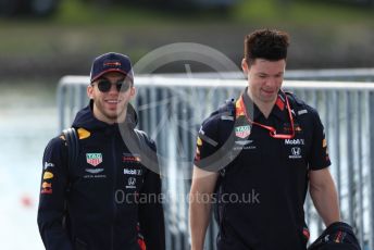 World © Octane Photographic Ltd. Formula 1 – Canadian GP. Paddock. Aston Martin Red Bull Racing RB15 – Pierre Gasly. Circuit de Gilles Villeneuve, Montreal, Canada. Friday 7th June 2019.