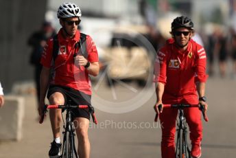 World © Octane Photographic Ltd. Formula 1 – Canadian GP. Paddock. Scuderia Ferrari SF90 – Sebastian Vettel. Circuit de Gilles Villeneuve, Montreal, Canada. Friday 7th June 2019.