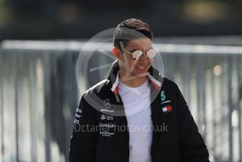 World © Octane Photographic Ltd. Formula 1 – Canadian GP. Paddock. Mercedes AMG Petronas Motorsport AMG F1 W10 EQ Power+ reserve driver - Esteban Ocon. Circuit de Gilles Villeneuve, Montreal, Canada. Friday 7th June 2019.