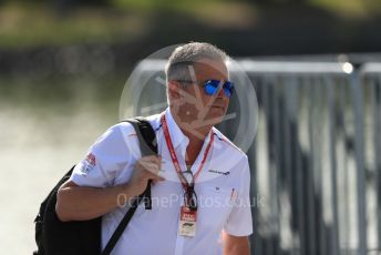 World © Octane Photographic Ltd. Formula 1 - Canadian GP. Paddock. Gil De Ferran - Sporting Director of McLaren. Circuit de Gilles Villeneuve, Montreal, Canada. Friday 7th June 2019.