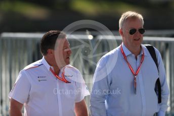 World © Octane Photographic Ltd. Formula 1 - Canadian GP. Paddock. Zak Brown - Executive Director of McLaren Technology Group.  Circuit de Gilles Villeneuve, Montreal, Canada. Friday 7th June 2019.