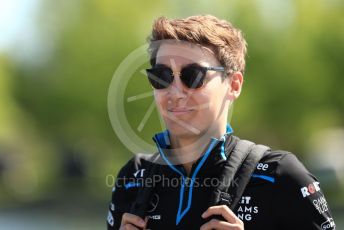World © Octane Photographic Ltd. Formula 1 – Canadian GP. Paddock. ROKiT Williams Racing FW 42 – George Russell. Circuit de Gilles Villeneuve, Montreal, Canada. Thursday 6th June 2019.