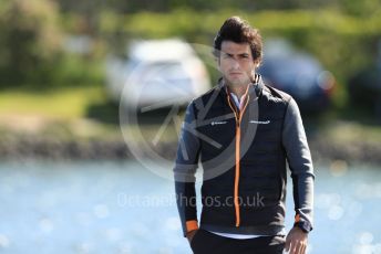 World © Octane Photographic Ltd. Formula 1 – Canadian GP. Paddock. McLaren MCL34 – Carlos Sainz. Circuit de Gilles Villeneuve, Montreal, Canada. Thursday 6th June 2019.