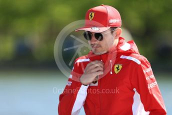 World © Octane Photographic Ltd. Formula 1 – Canadian GP. Paddock. Scuderia Ferrari SF90 – Charles Leclerc. Circuit de Gilles Villeneuve, Montreal, Canada. Thursday 6th June 2019.