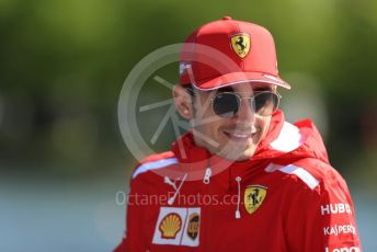 World © Octane Photographic Ltd. Formula 1 – Canadian GP. Paddock. Scuderia Ferrari SF90 – Charles Leclerc. Circuit de Gilles Villeneuve, Montreal, Canada. Thursday 6th June 2019.