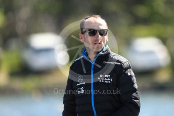 World © Octane Photographic Ltd. Formula 1 – Canadian GP. Paddock. ROKiT Williams Racing FW42 – Robert Kubica. Circuit de Gilles Villeneuve, Montreal, Canada. Thursday 6th June 2019.