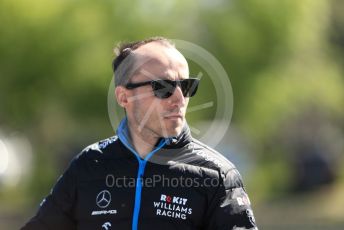 World © Octane Photographic Ltd. Formula 1 – Canadian GP. Paddock. ROKiT Williams Racing FW42 – Robert Kubica. Circuit de Gilles Villeneuve, Montreal, Canada. Thursday 6th June 2019.