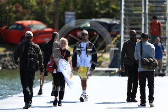 World © Octane Photographic Ltd. Formula 1 – Canadian GP. Paddock. Mercedes AMG Petronas Motorsport AMG F1 W10 EQ Power+ - Lewis Hamilton. Circuit de Gilles Villeneuve, Montreal, Canada. Thursday 6th June 2019.
