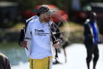 World © Octane Photographic Ltd. Formula 1 – Canadian GP. Paddock. Mercedes AMG Petronas Motorsport AMG F1 W10 EQ Power+ - Lewis Hamilton. Circuit de Gilles Villeneuve, Montreal, Canada. Thursday 6th June 2019.