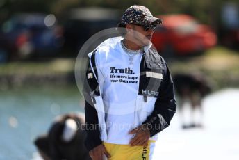 World © Octane Photographic Ltd. Formula 1 – Canadian GP. Paddock. Mercedes AMG Petronas Motorsport AMG F1 W10 EQ Power+ - Lewis Hamilton. Circuit de Gilles Villeneuve, Montreal, Canada. Thursday 6th June 2019.
