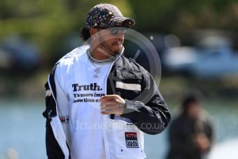 World © Octane Photographic Ltd. Formula 1 – Canadian GP. Paddock. Mercedes AMG Petronas Motorsport AMG F1 W10 EQ Power+ - Lewis Hamilton. Circuit de Gilles Villeneuve, Montreal, Canada. Thursday 6th June 2019.