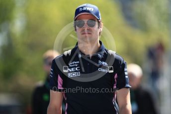 World © Octane Photographic Ltd. Formula 1 – Canadian GP. Paddock. SportPesa Racing Point RP19 – Lance Stroll. Circuit de Gilles Villeneuve, Montreal, Canada. Thursday 6th June 2019.