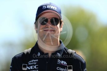 World © Octane Photographic Ltd. Formula 1 – Canadian GP. Paddock. SportPesa Racing Point RP19 – Lance Stroll. Circuit de Gilles Villeneuve, Montreal, Canada. Thursday 6th June 2019.