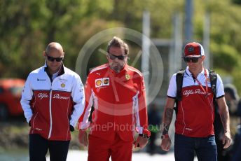 World © Octane Photographic Ltd. Formula 1 – Canadian GP. Paddock. Alfa Romeo Racing C38 – Kimi Raikkonen. Circuit de Gilles Villeneuve, Montreal, Canada. Thursday 6th June 2019.
