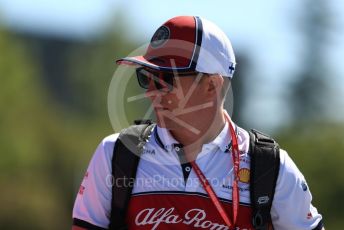 World © Octane Photographic Ltd. Formula 1 – Canadian GP. Paddock. Alfa Romeo Racing C38 – Kimi Raikkonen. Circuit de Gilles Villeneuve, Montreal, Canada. Thursday 6th June 2019.