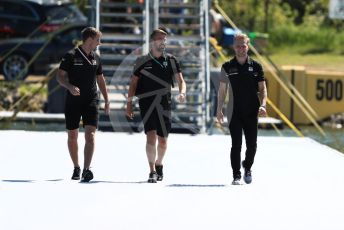 World © Octane Photographic Ltd. Formula 1 – Canadian GP. Paddock. Rich Energy Haas F1 Team VF19 – Kevin Magnussen. Circuit de Gilles Villeneuve, Montreal, Canada. Thursday 6th June 2019.