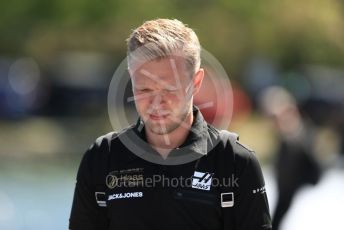 World © Octane Photographic Ltd. Formula 1 – Canadian GP. Paddock. Rich Energy Haas F1 Team VF19 – Kevin Magnussen. Circuit de Gilles Villeneuve, Montreal, Canada. Thursday 6th June 2019.