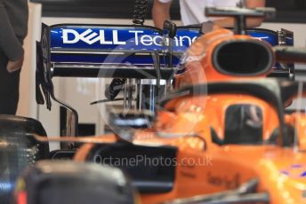 World © Octane Photographic Ltd. Formula 1 – Canadian GP. Pitlane. McLaren MCL34. Circuit de Gilles Villeneuve, Montreal, Canada. Thursday 6th June 2019.