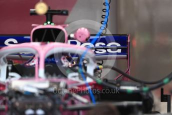 World © Octane Photographic Ltd. Formula 1 – Canadian GP. Pitlane. SportPesa Racing Point RP19 . Circuit de Gilles Villeneuve, Montreal, Canada. Thursday 6th June 2019.