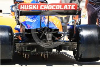 World © Octane Photographic Ltd. Formula 1 – Canadian GP. Scrutineering. McLaren MCL34. Circuit de Gilles Villeneuve, Montreal, Canada. Thursday 6th June 2019.